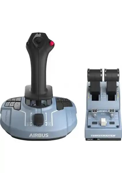 Thrustmaster TCA Officer Pack Airbus Edition: Profesyonel Uçuş Simülatörleri İçin Gelişmiş Kontrol Ünitesi