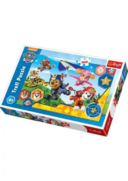 Trefl Puzzle Always Ready Paw Patrol 160 Parça Çocuklar İçin Eğitici ve Güvenli Oyun Seçeneği