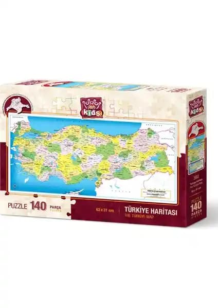 Türkiye Siyasi Haritası Puzzle Çocuklar İçin Eğitici ve Eğlenceli Bir Oyuncaktır