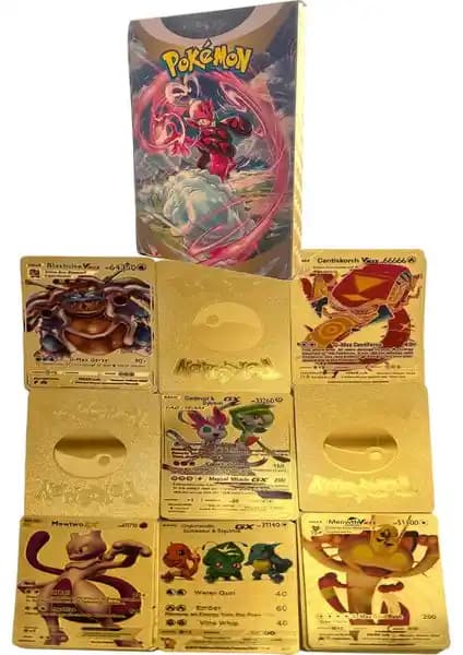UDATOYS Pokémon Kartları Gold Card ile Koleksiyon ve Oyun Deneyimini Geliştirin