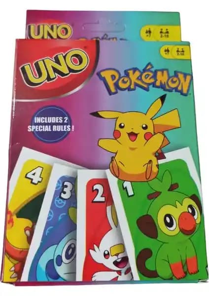 UNO Pokémon Oyun Kartları: Çocuklar İçin Eğlenceli ve Görsel Açıdan Zengin Bir Masa Oyunu
