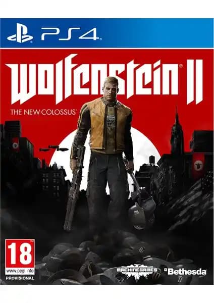 Wolfenstein II: The New Colossus PS4 için Yüksek Kaliteli Aksiyon ve Hikaye Odaklı Oyun