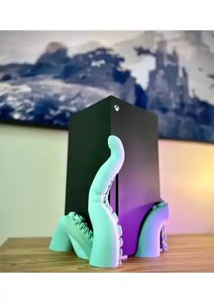 Xbox Series X Uyumlu Ahtapot Standı: Estetik ve Fonksiyonel Oyun Aksesuarı