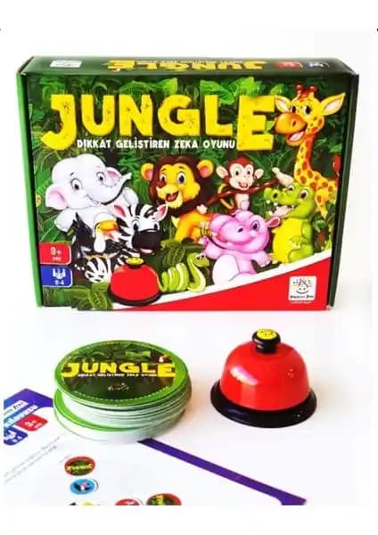 Yükselen Zeka Jungle Oyunu 3 Yaş ve Üzeri Çocuklar İçin Eğlenceli ve Eğitici Oyun Seti