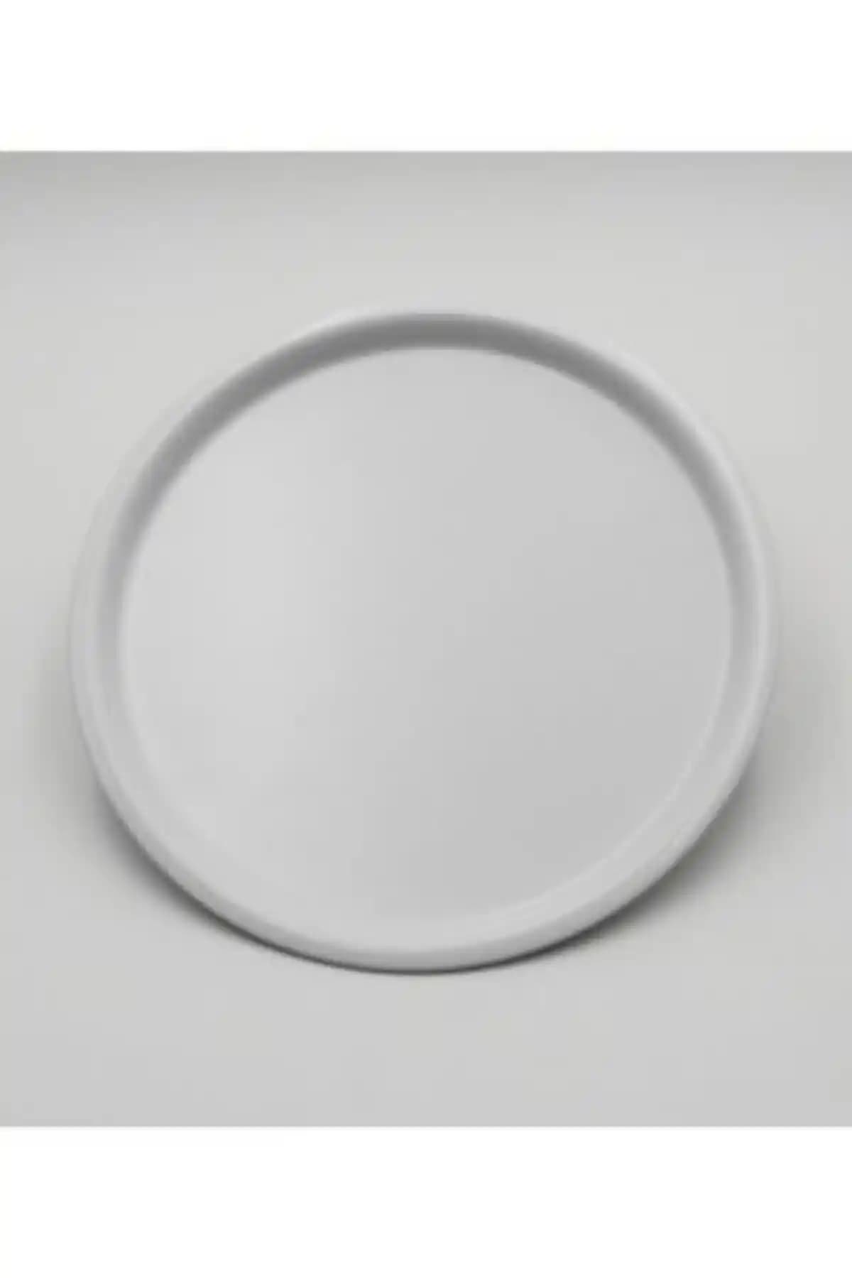 Beyaz Metal Tek Kişilik Sunum Tepsisi 22x20 cm – Dayanıklı, Gıda Uyumlu ve TR Menşei