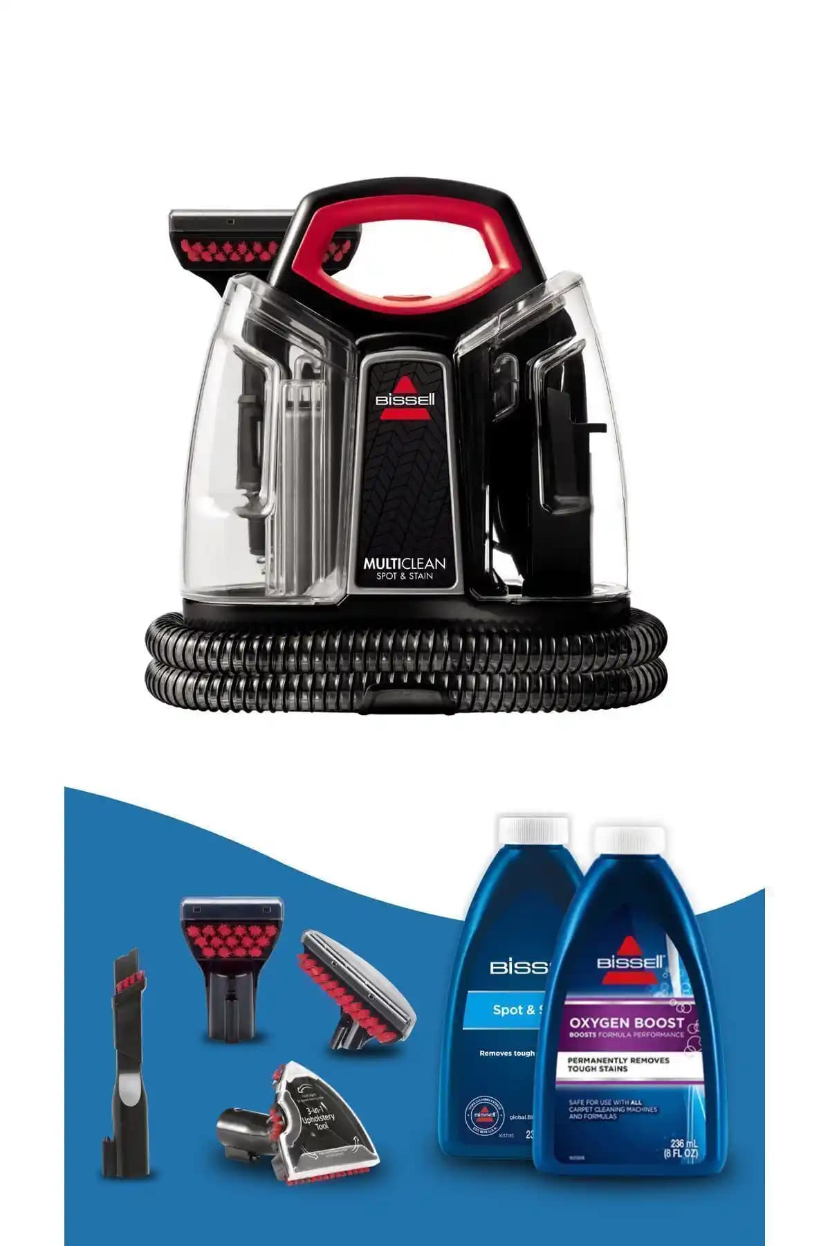 Bissell Multiclean Spot and Stain: Halı, Koltuk ve Araç İçi Temizleme Makinesi