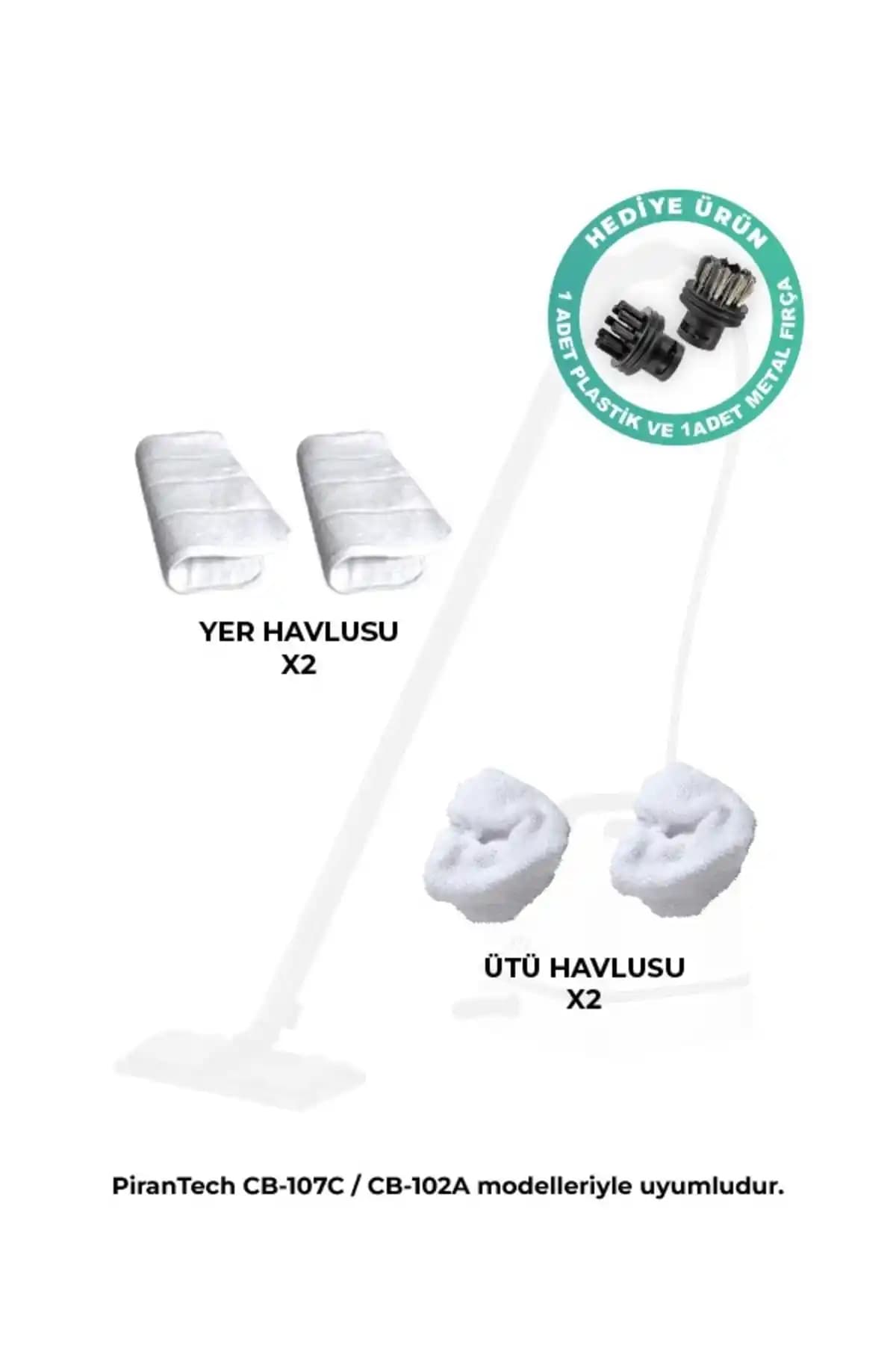 CB-107C Buharlı Temizlik Makinesi Yedek Aparat Seti – Ana Ünite Dahil Değildir