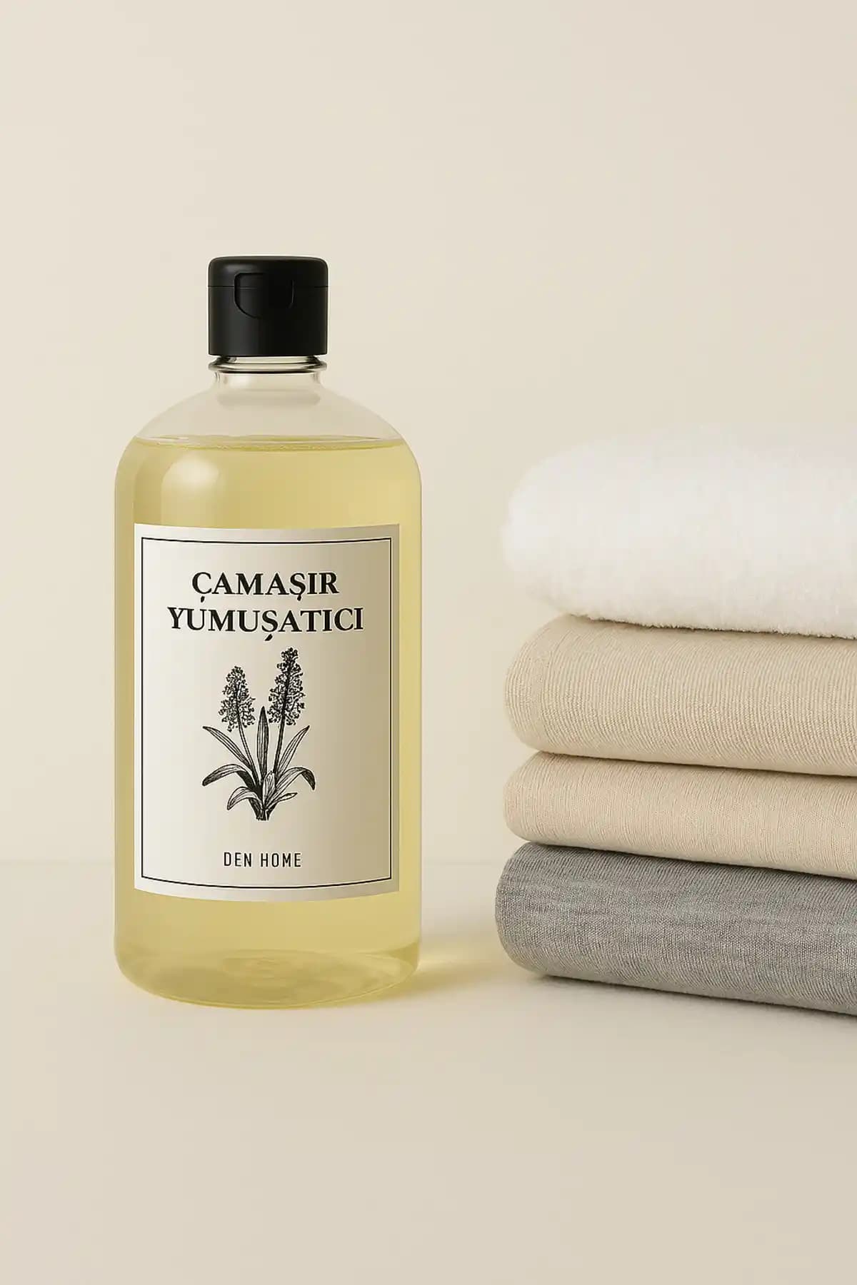 Dem Home Şeffaf Görünümlü Plastik Düzenleyici Şişe 1 Litre Beyaz; Pompa Kilitli