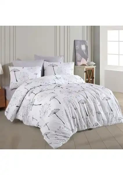 Eliyuf Akatsu Nevresim Takımı %100 Pamuk Lastikli Çarşaflı Çift Kişilik Seti