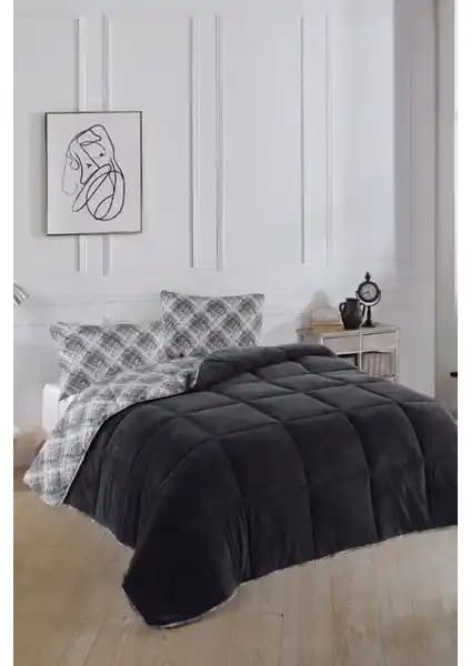 Formeya Çift Kişilik Welsoft Yorgan Çift Taraflı, Yastık Kılıflı 195x215 cm - Geniş Ölçü