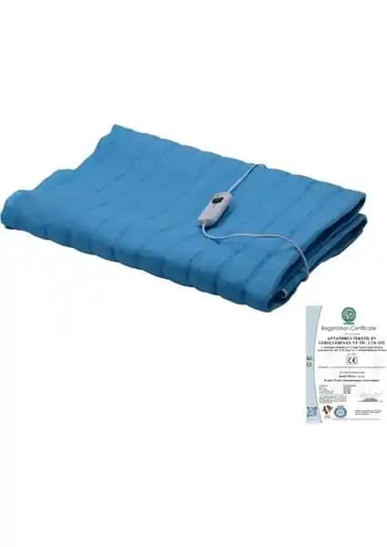 Gecem Elektrikli Battaniye Keçe Mavi, 120×160 cm, Çift Kişilik Isıtmalı İnceleme