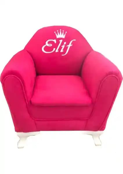 Halmak Isme Özel 9 Renkli Çocuk Koltuğu: Dayanıklı Ahşap Gövde ve Temizlenebilir Kumaş