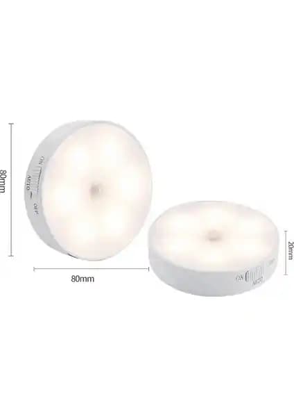 Hubstein PIR Hareket Sensörlü USB Şarjlı Beyaz Gece Lambası: Özellikler ve Değerlendirme