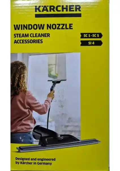 Karcher Cam Silme Aparatı ile Buharın Gücüyle Cam Yüzeylerinde Çizgisiz ve Lekesiz Temizlik