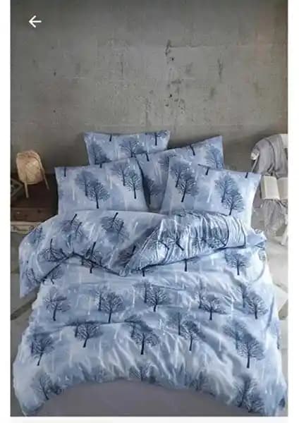 Mert Collection Çarşı Tek Kişilik Yorgan Kılıfı ve Yastık Kılıfı Desenli Ranforce