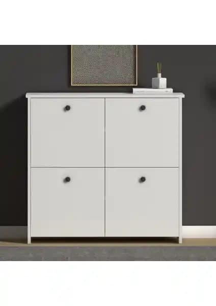 Monte Sehpa Suntalam 4 Raflı Ayakkabılık: Country Tarzı ile Modern ve Fonksiyonel