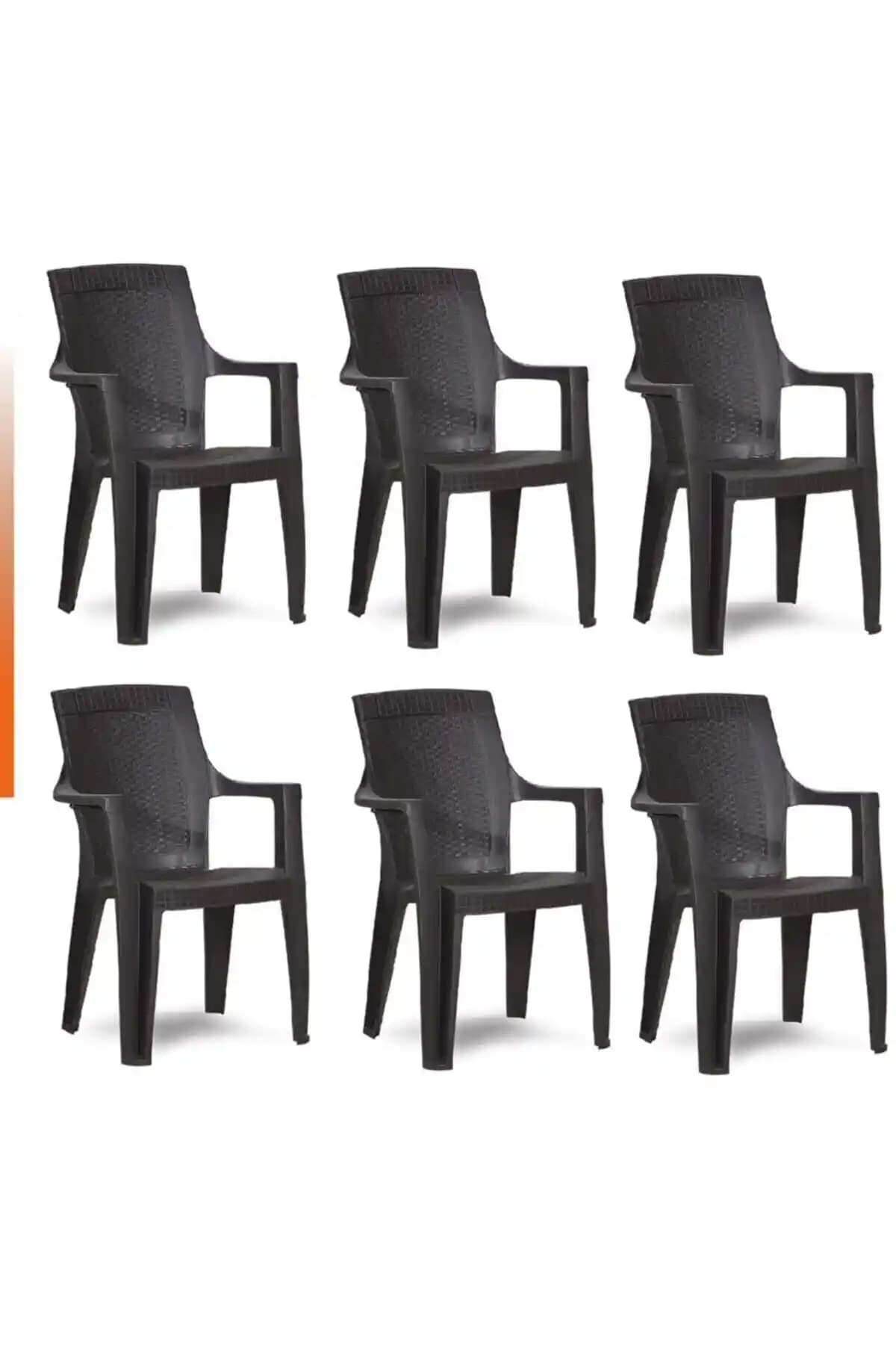 NetBazaars 6'lı Siyah Balkon Bahçe Kamp Sandalyesi: İnceleme ve Temel Özellikler