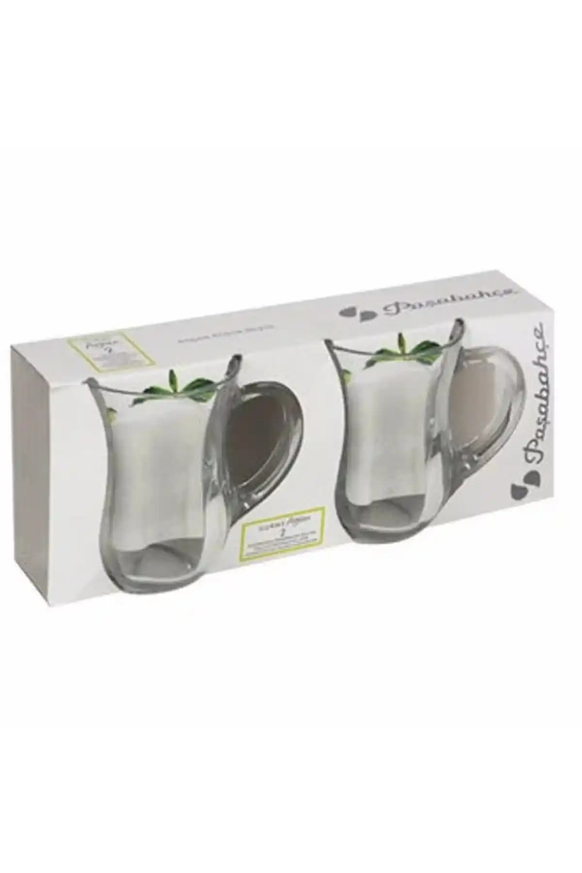 Paşabahçe Orjin Kulplu Gurme Ayran Bardağı 4'lü Seti: Zarafetli ve Kullanışlı Tasarım