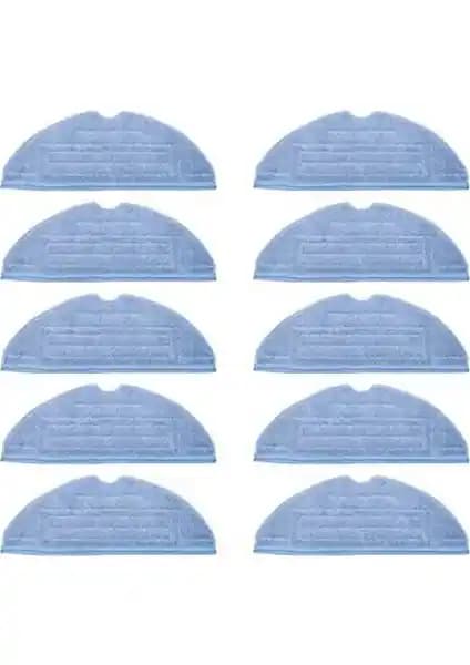 Roborock S7 ve T7S için Mikrofiber Paspas Pedleri – 10 Adetlik Paket, Uyum ve Değişim Kolaylığı