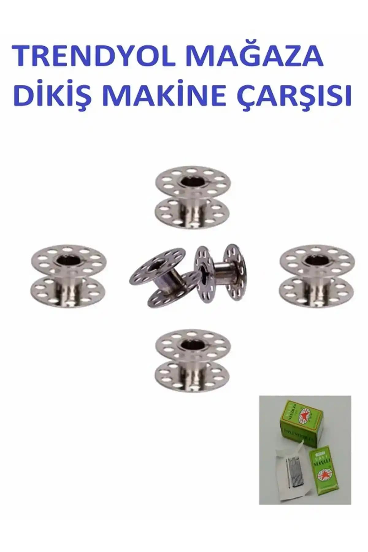 SINGER Ev Tipi Aile Dikiş Makinesi için 6 Masura ve 10 İğneyle Çok Yönlü Başlangıç Seti