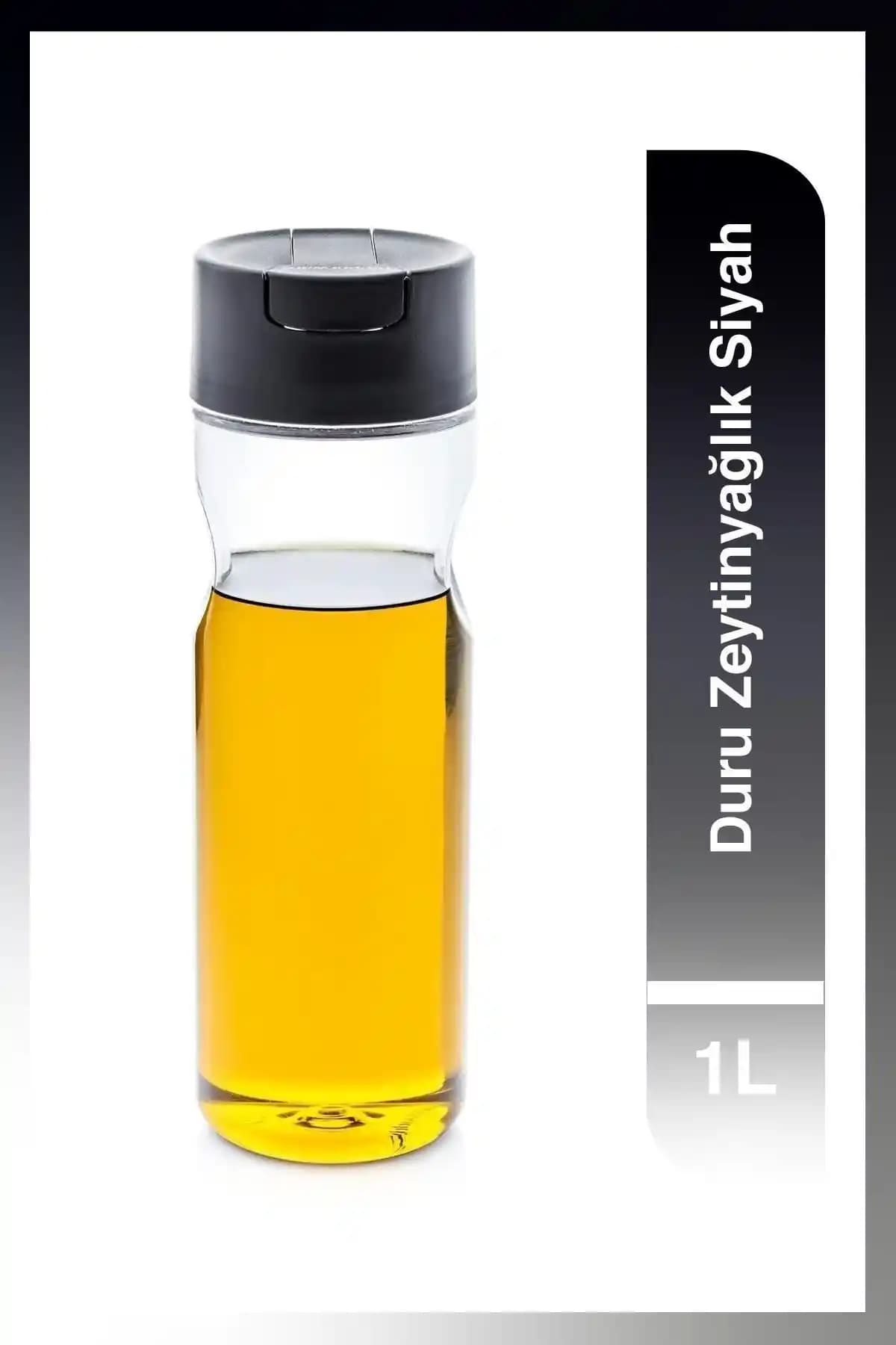 Tupperware Zeytinyağlık 1L: Damlama Önleyici Kapaklı Şeffaf Gövdeyle Çok Yönlü Kullanım