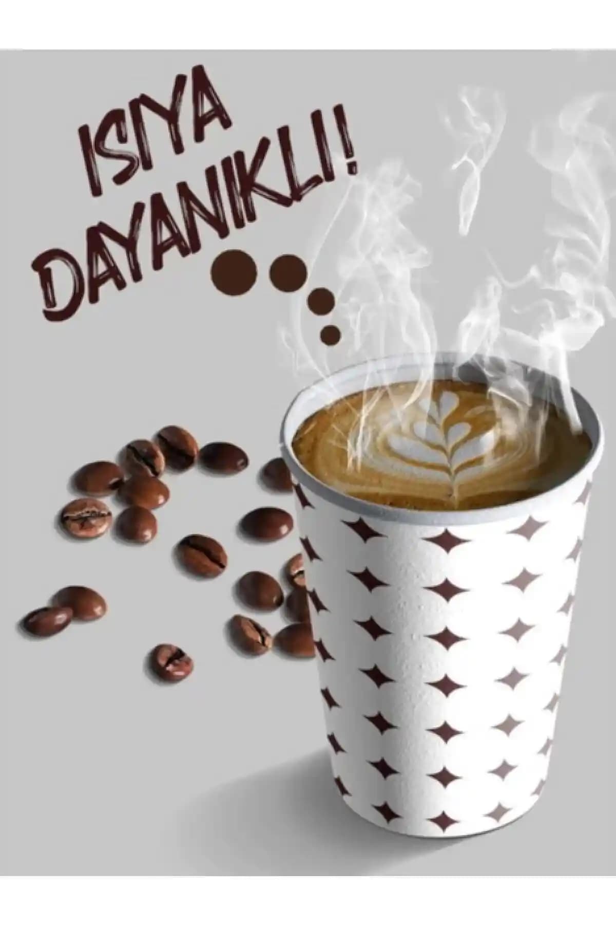 Viyapack 4 oz Karton Bardak: Küçük Boy Türk Kahvesi İçin Uygun, PE Kaplama Nem Bariyeri