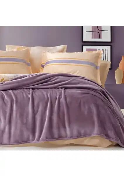 Yataş Olenna Wellsoft Battaniye Kül Moru: 200x220 cm, yaklaşık 1 kg, polyester