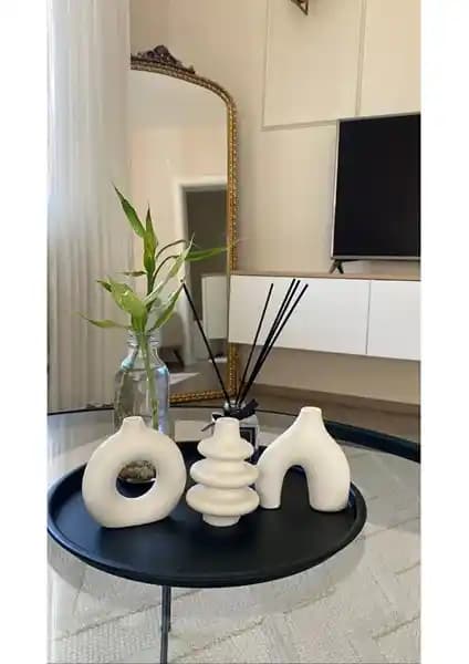 Askar Decor 10 cm Minimal Vazo Seti ile Modern ve Şık İç Mekan Dekorasyonu