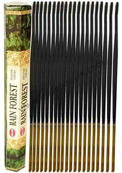 Hem Tütsü Yağmur Ormanı Tütsü Doğal ve Ferahlatıcı Aromaterapi Deneyimi İçin Uygun