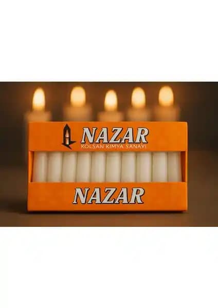 NAZAR 40'lı Bakkal Mumları: Uzun Yanma Süresi ve Temiz Kullanım Özellikleri