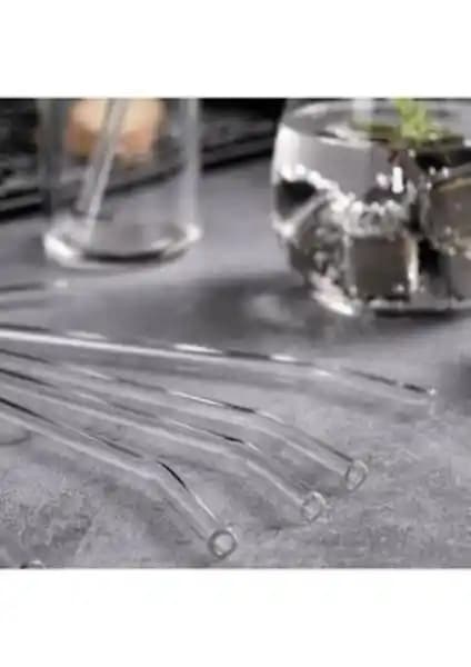 Öz Trend Şeffaf 6'lı Cam Düz Pipet: Sağlıklı ve Estetik İçin Uygun Bir Tercih