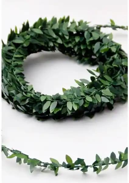 Ozan Tuhafiye Telli Yaprak Şerit Yapay Taç Sarmaşık Süs Dekorasyon İçin Uygun Çözüm