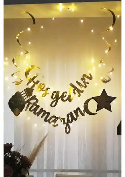 Pekshop Ledli Hoşgeldin Ramazan Yazısı Dekorasyon Çözümü ve Özellikleri