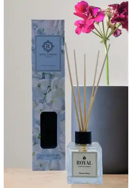 Royal Mum Yeni Flower Shop Çubuklu Oda Kokusu Şık ve Ferahlatıcı Tasarımıyla Öne Çıkıyor