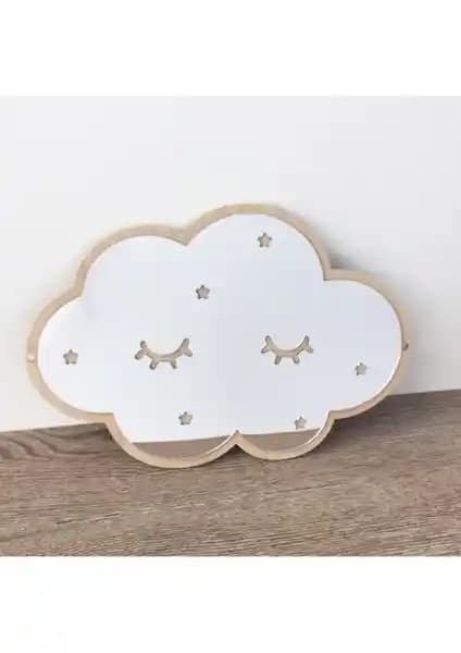 Wooden Factory Çocuk Odası Cloud Aynalı Pleksi Duvar Dekor: Güvenli ve Şık Tasarım