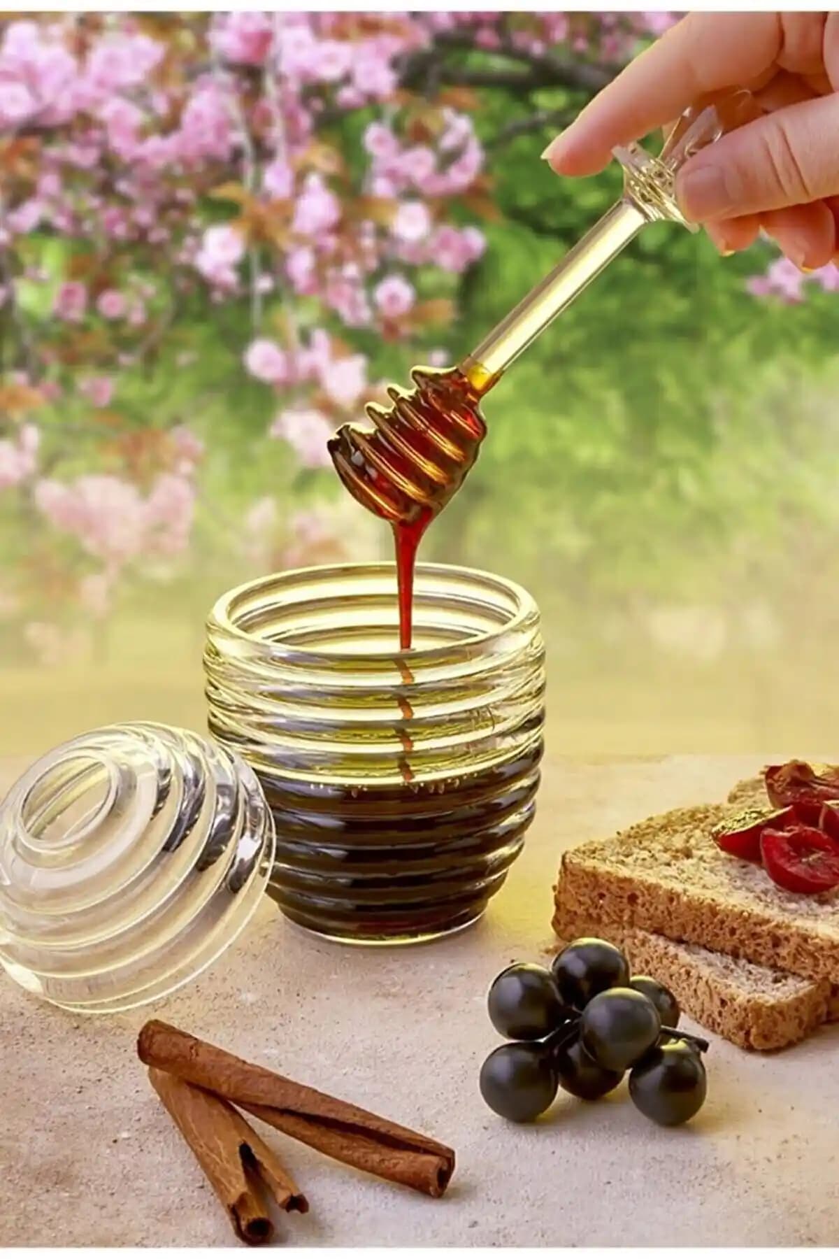 ARNİLLO Arispa Kovan Şekilli Kaşıklı Kristal Bal Kavanozu 3 Parça Set İncelemesi