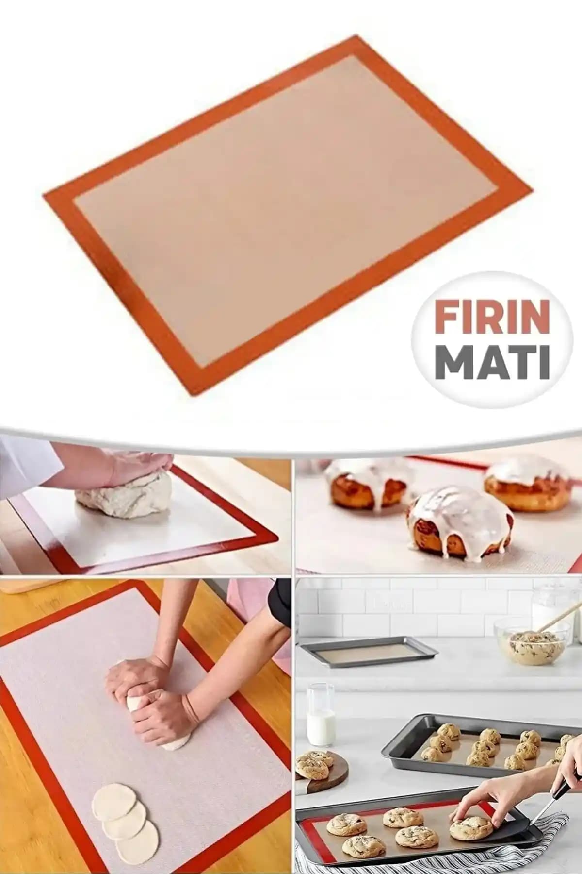 Bayev Fırınlanabilir Kendinden Yağlı Silikon Pişirme Matı 30x40 cm Özellikleri ve Kullanımı