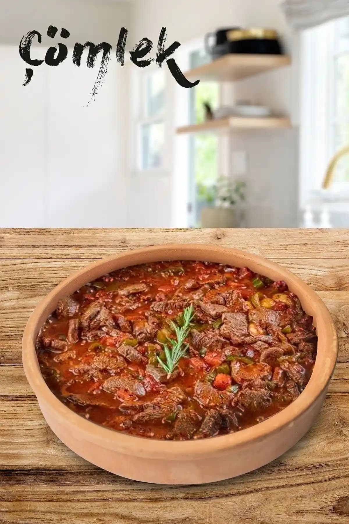 ERATEC Taş Fırın Uyumlu 31x5 cm Yuvarlak Doğal Toprak Güveç Kabı