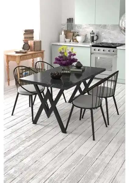 EVDemo Eylül ve Trend 4 Kişilik Mutfak Masası Takımları Detaylı Karşılaştırması