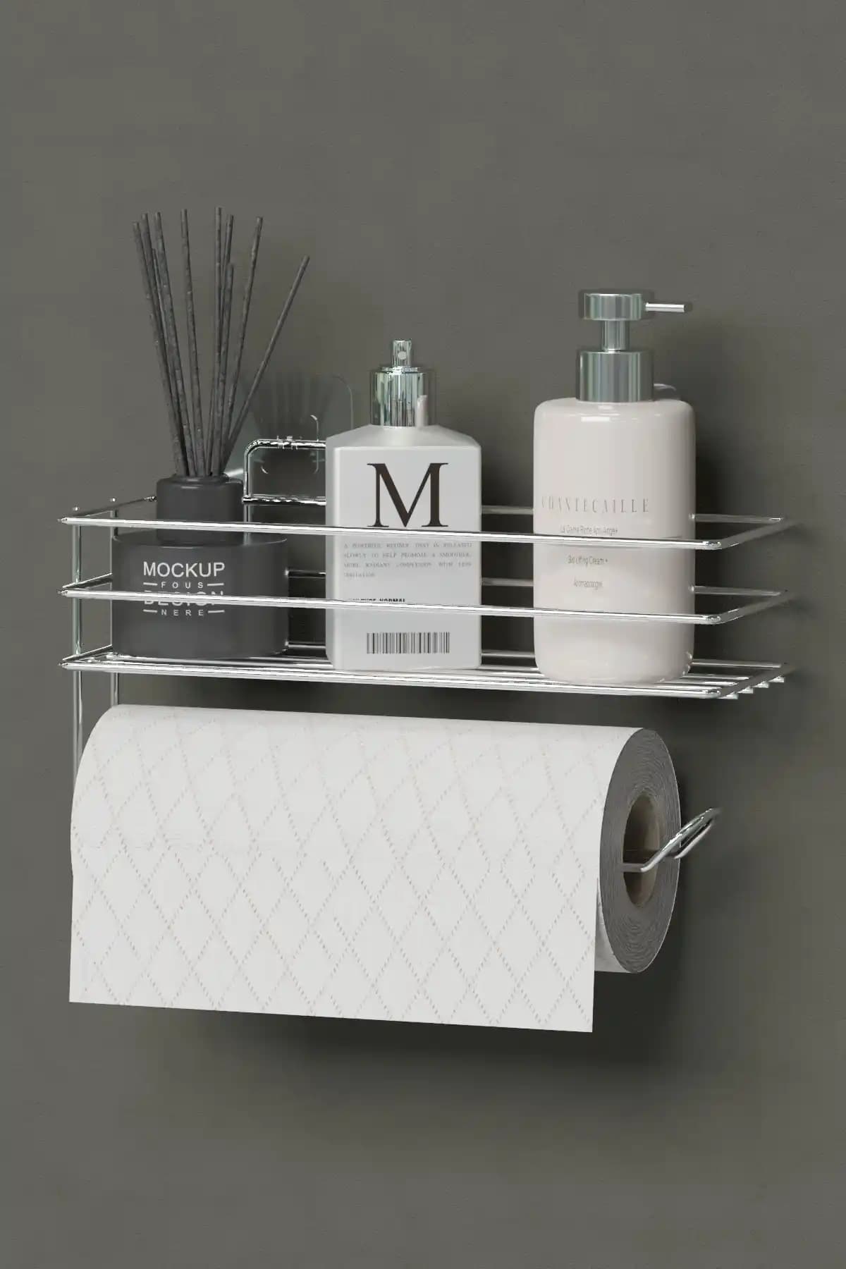 Hill Homes Yapışkanlı Raflı Rulo Havluluk: Modern, Dayanıklı ve Pratik Ev Düzenleyici