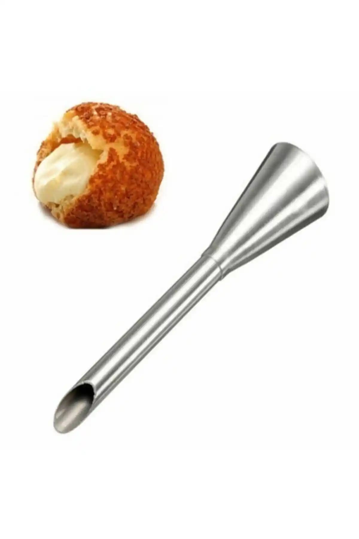 KanyonGrup Marmelat Dolgu Duyu Başlığı Krema Ucu: İnce Uçlu Plastik Pasta Süsleme Aracı