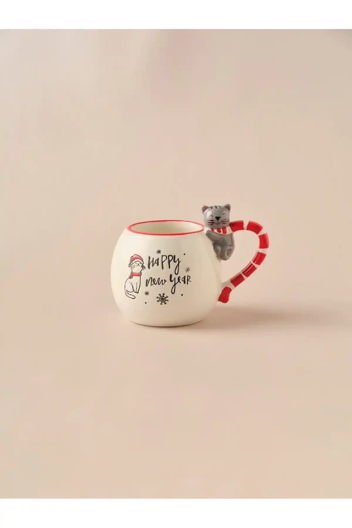 Karaca New Year Yılbaşı Cat Kupa 450 ml: Modern Tasarım ve Fonksiyonellik