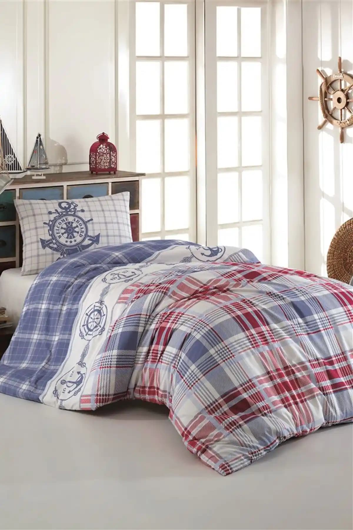 Kristal Sailor Ranforce Tek Kişilik Genç Nevresim Takımı - Konforlu ve Şık Tasarım