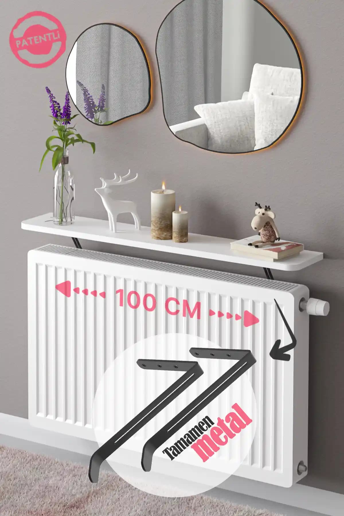 Lefty Montajsız Petek Üstü Uçan Raf: Fonksiyonel ve Estetik Depolama Çözümü