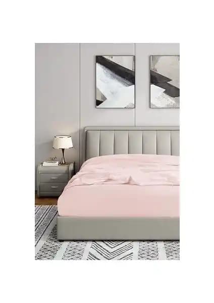 Soley %100 Doğal Pamuklu Lastikli Çift Kişilik 180x200 cm Çarşaf