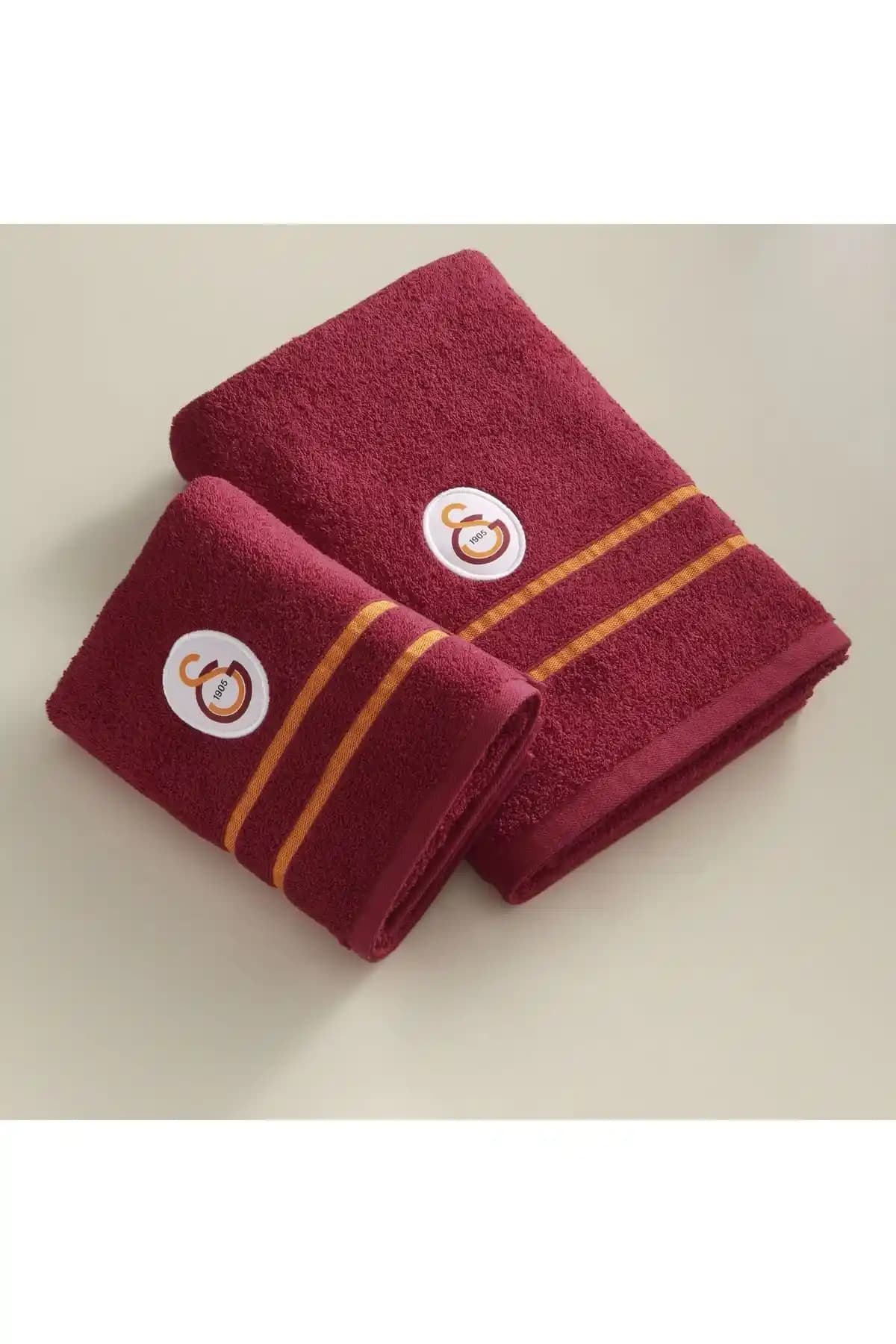 Taç Gs Lisanslı Arma 2'li Pamuklu Havlu Seti - Şık ve Konforlu Banyo Aksesuarı