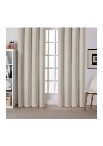 Ufuk Perde Brillant Ekru Güneşlik Perde: Şık Tasarım ve Fonksiyonel Kullanım