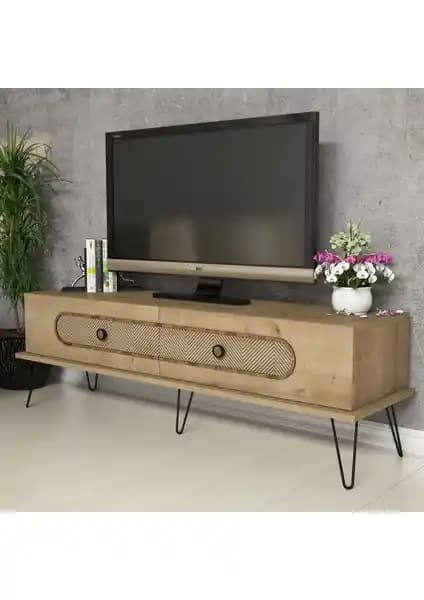 Variant Mobilya Ekol TV Ünitesi Meşe - Dayanıklı ve Fonksiyonel Modern Mobilya