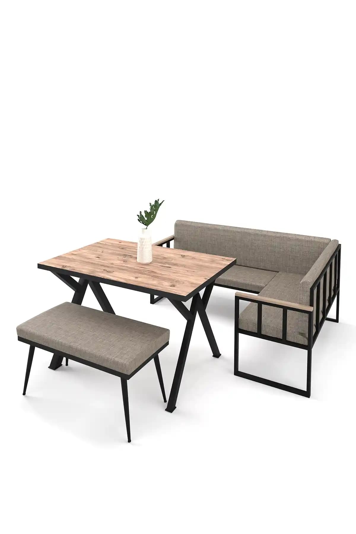 Wood House Polen Mutfak Köşesi Takımı: Modern, Dayanıklı ve Konforlu Tasarım