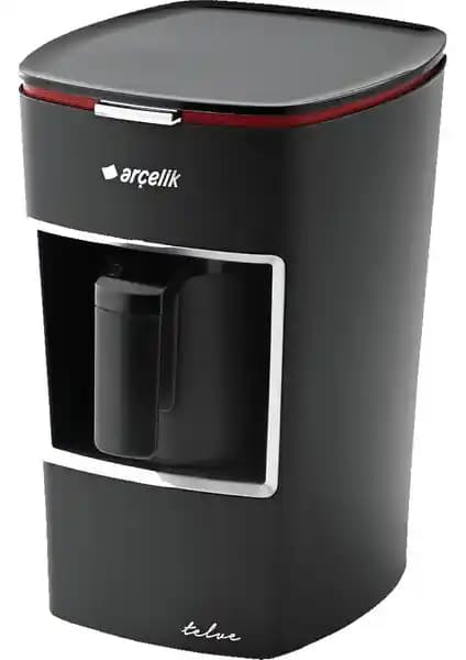 Arçelik K-3300 Siyah Mini Telve Kahve Makinesi: Modern Tasarım ve Üstün Fonksiyonellik
